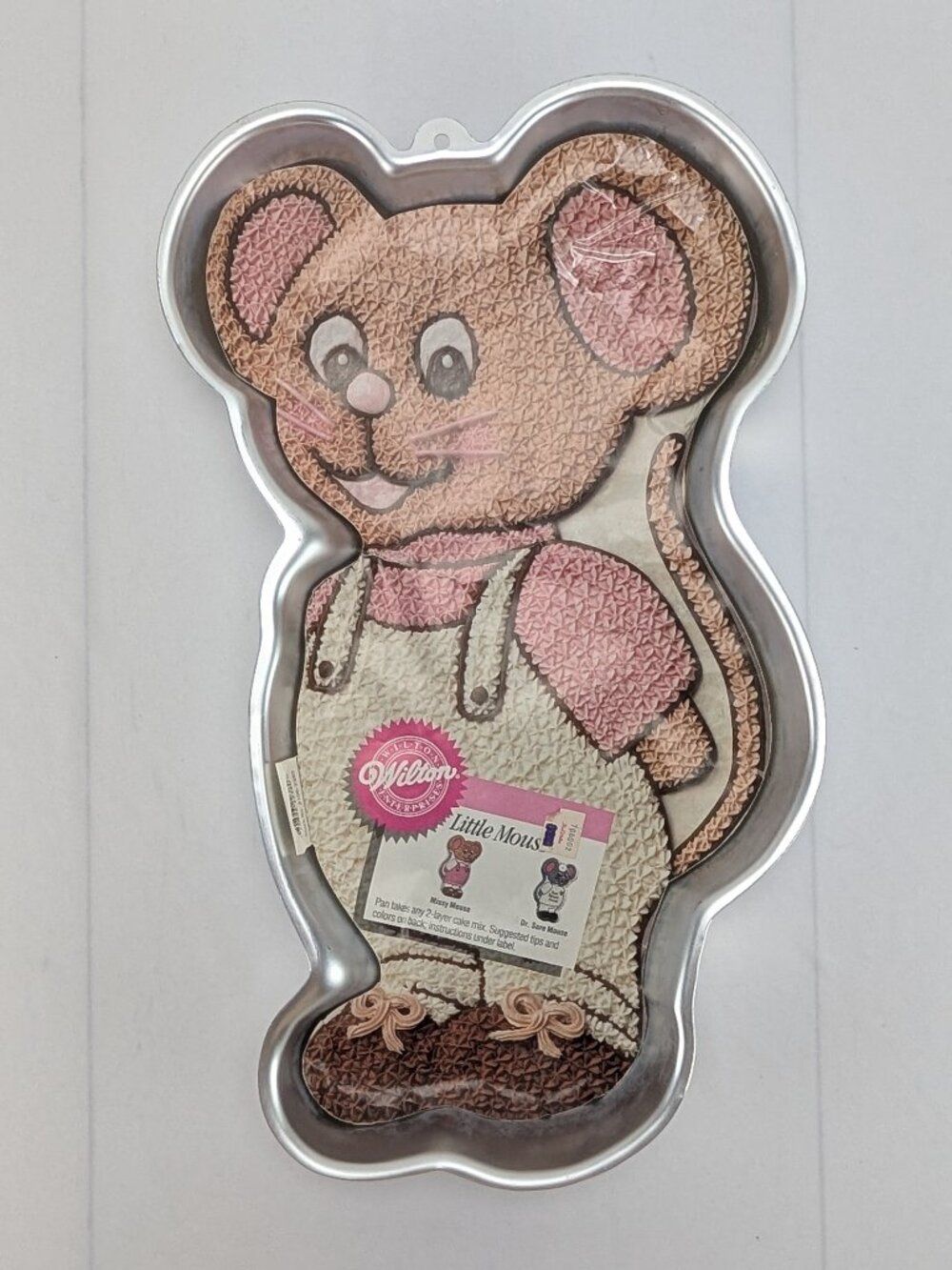Vintage Wilton Little Mouse Cake Pan Bakeware Mold 2105-2380 DIY Instructions